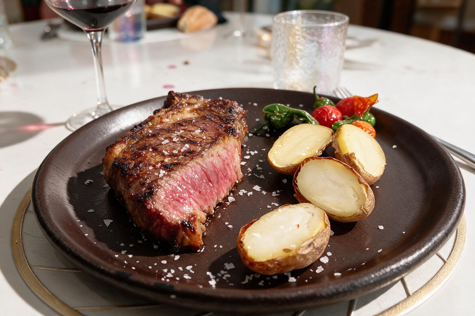Chuletón de vaca vieja y gorda a la brasa