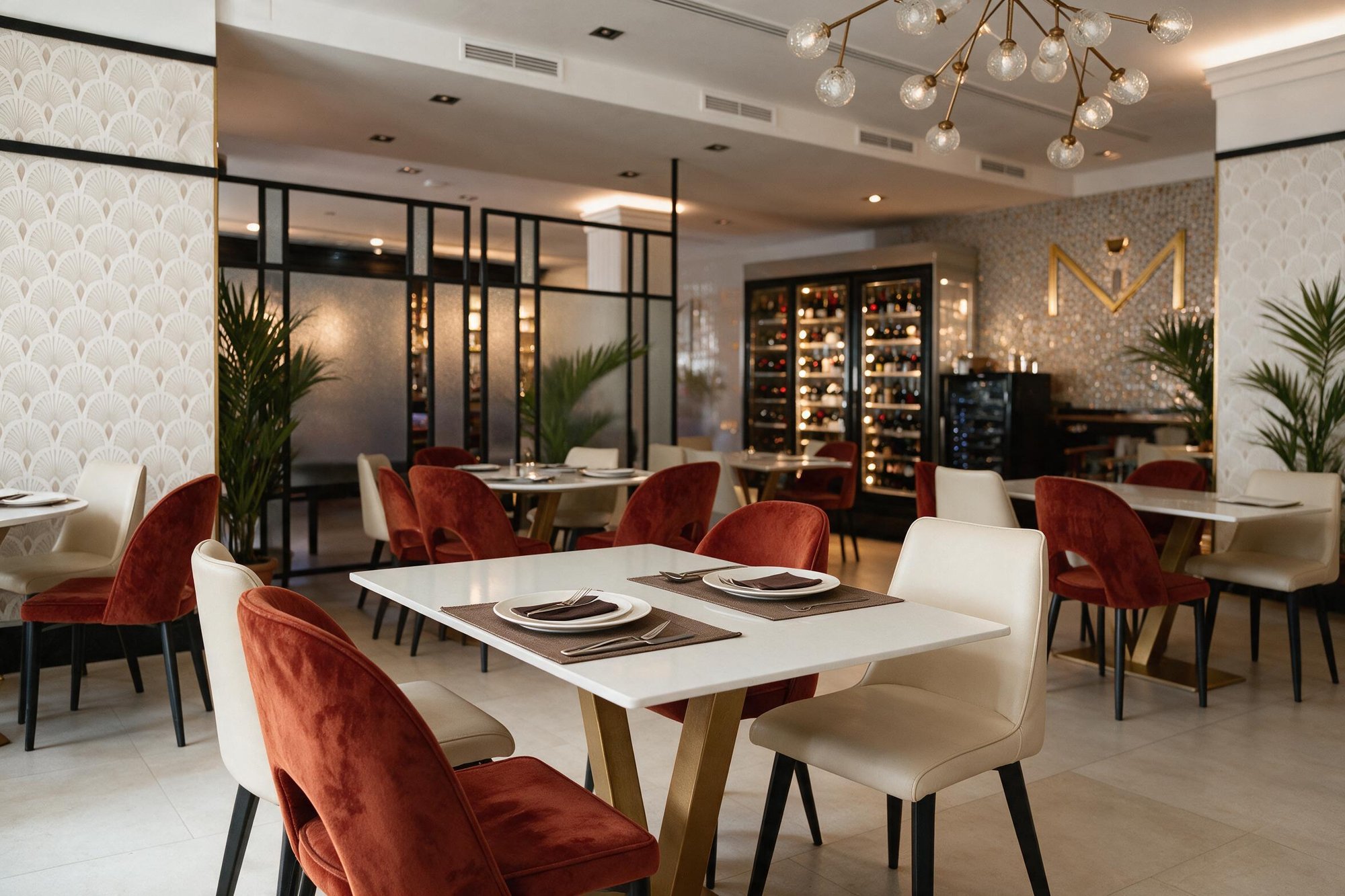 Interior del restaurante Fogón de Medina